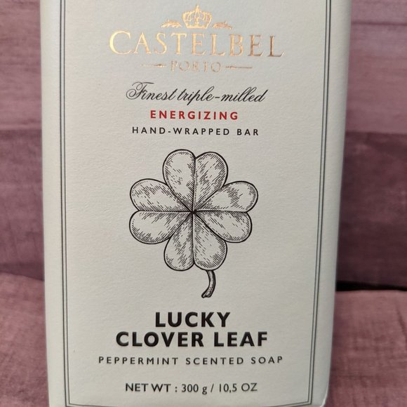 Lucky Clover Leaf Peppermint Scented Bar Soap Castelbel Porto St. Patrick's Day! - Picture 1 of 4